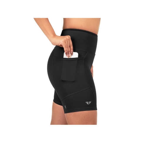 Short Com Bolso Para Corrida Academia Feminino Compressão
