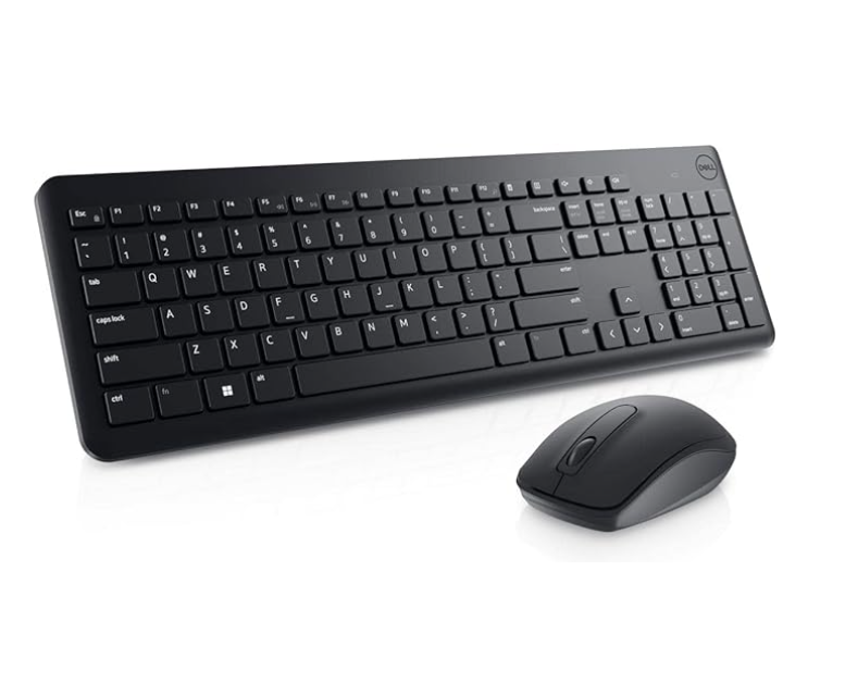 TDell - KM3322W, Teclado e Mouse sem fio, Preto | Loja Online